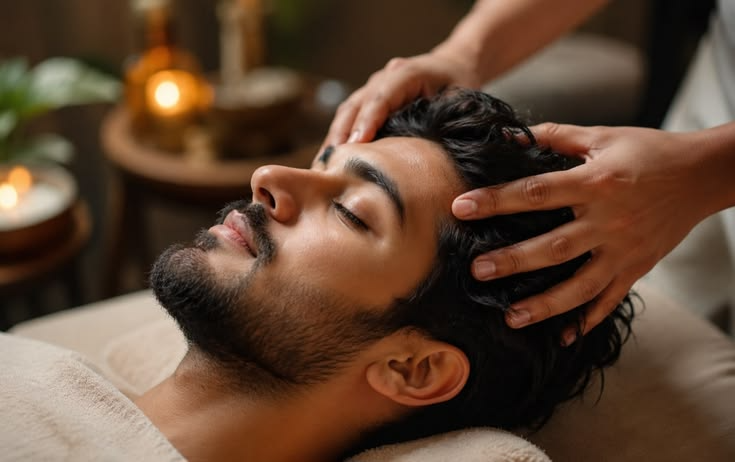 Head Massage at Zuxa Beauty Spa Banjara Hills